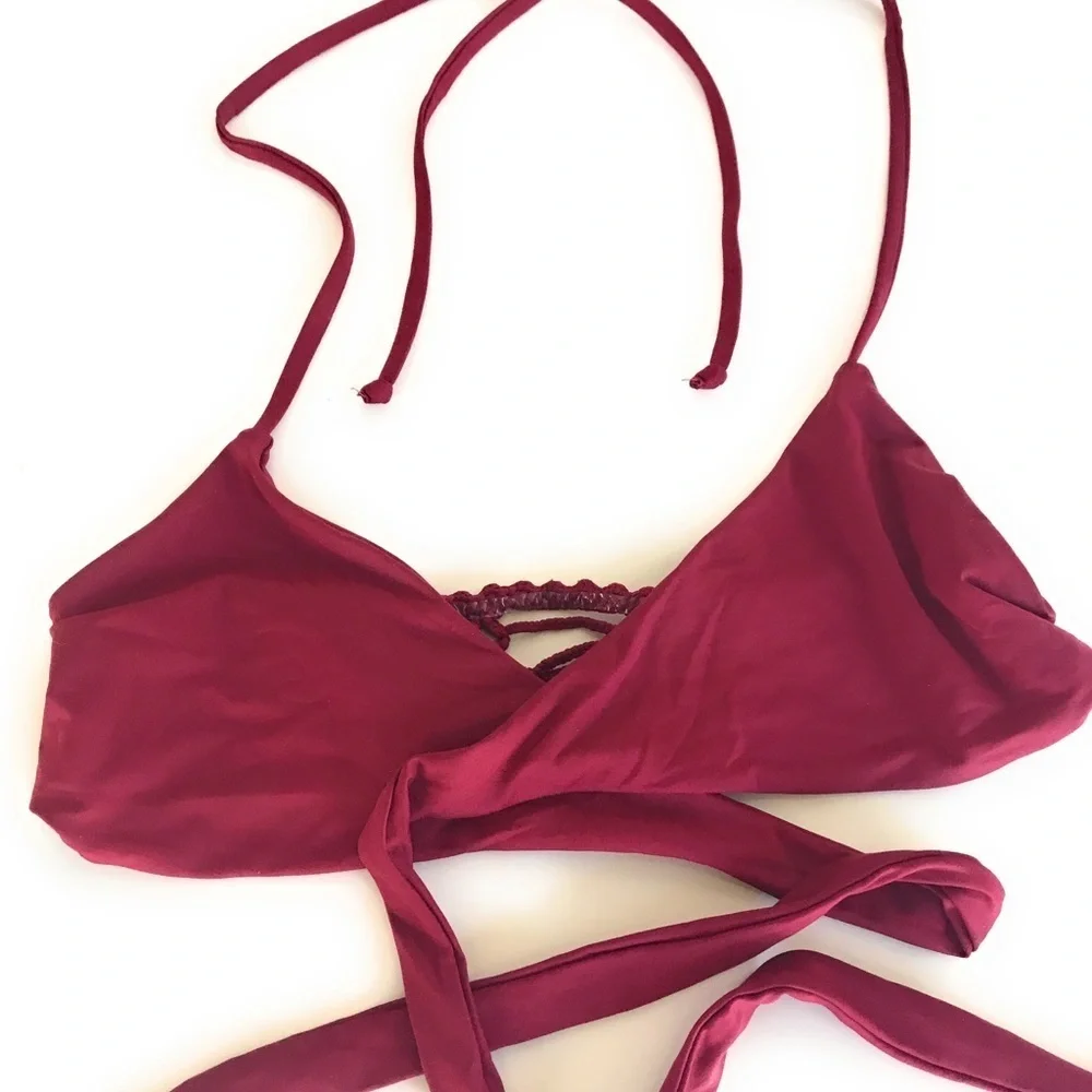 Frankie’s Bikinis Malia Wrap‎ Bikini Top